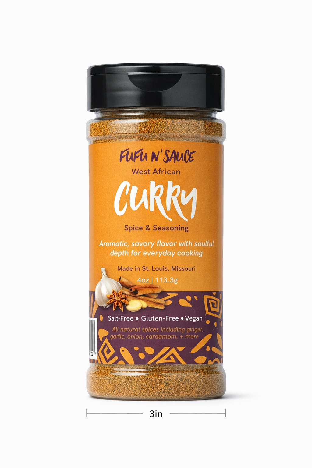 Curry Spice & Seasoning — 4 oz